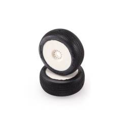Ruedas Hot Race Amazzonia medium pegadas en llanta blanca (2 Ud.)