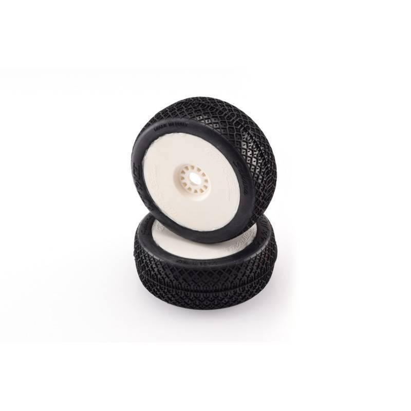 Ruedas Hot Race Sahara soft pegadas en llanta blanca (2 Ud.)