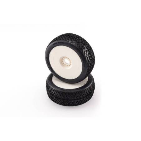 Ruedas Hot Race Sahara soft pegadas en llanta blanca (2 Ud.)