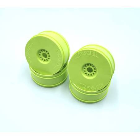 Llantas Hot Race amarillas (4 Ud.)