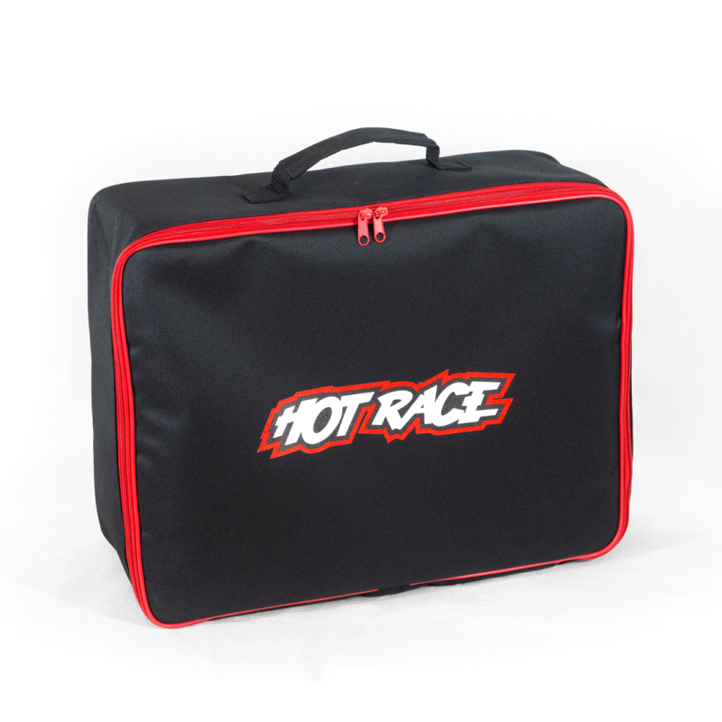 Maleta porta ruedas Hot Race negro y rojo