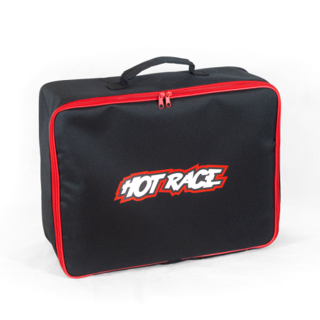 Maleta porta ruedas Hot Race negro y rojo