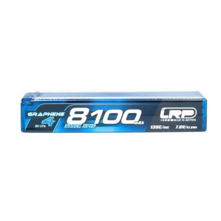 Bateria 7.6V 8100mah Lipo 135C/65C Mid - LRP