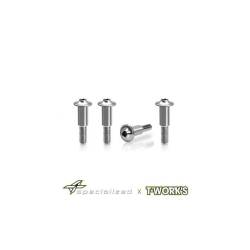 Tornillos freno titanio T-Works MX8 