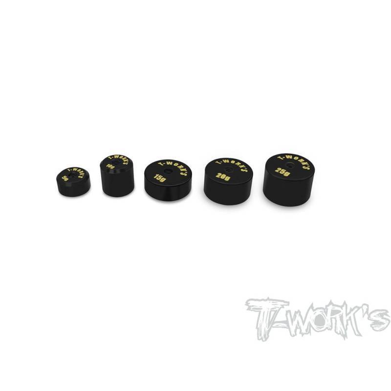 Set pesas latón anodizado T-Works 