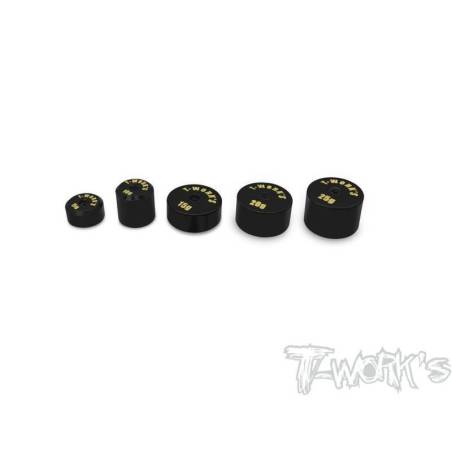 Set pesas latón anodizado T-Works 
