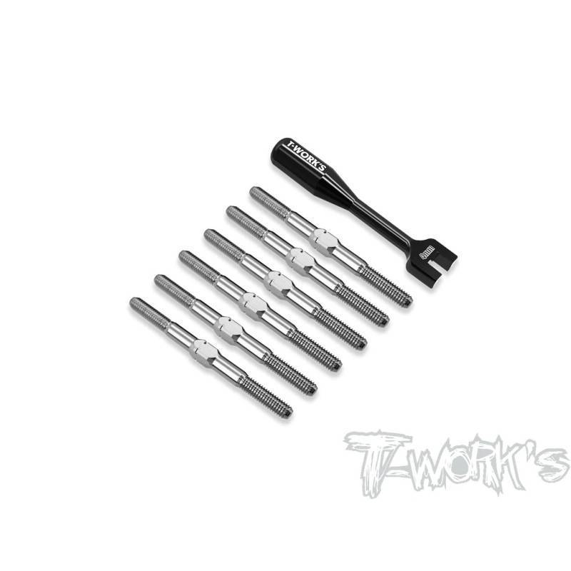 Set tirantes titanio T-Works AE B7/B7D 