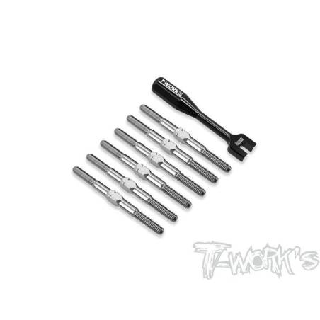 Set tirantes titanio T-Works AE B7/B7D 