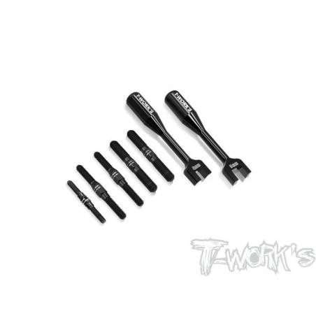 Set tirantes titanio T-Works Sworkz EVO 