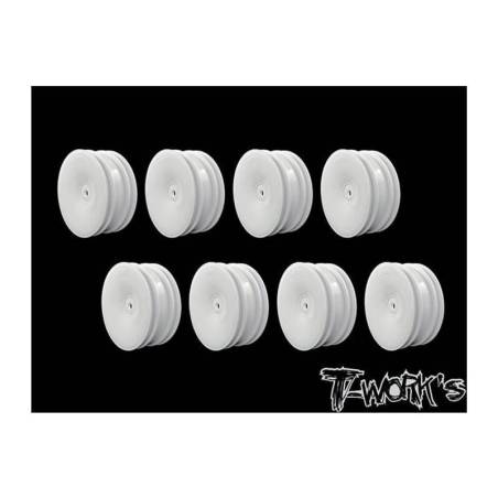Llanta delantera 2.2 12mm blanca T-Works 