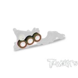Piñón intermedio aluminio T-Works AE B7 