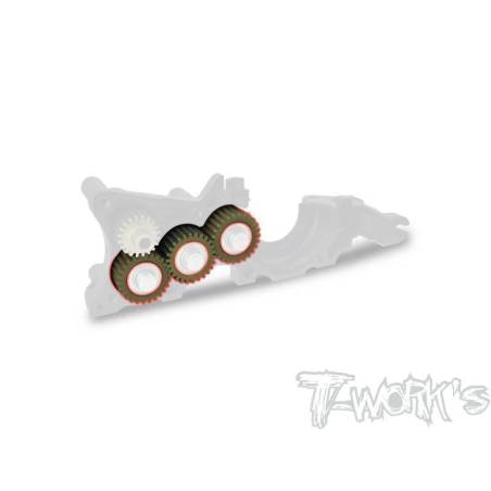 Piñón intermedio aluminio T-Works AE B7 