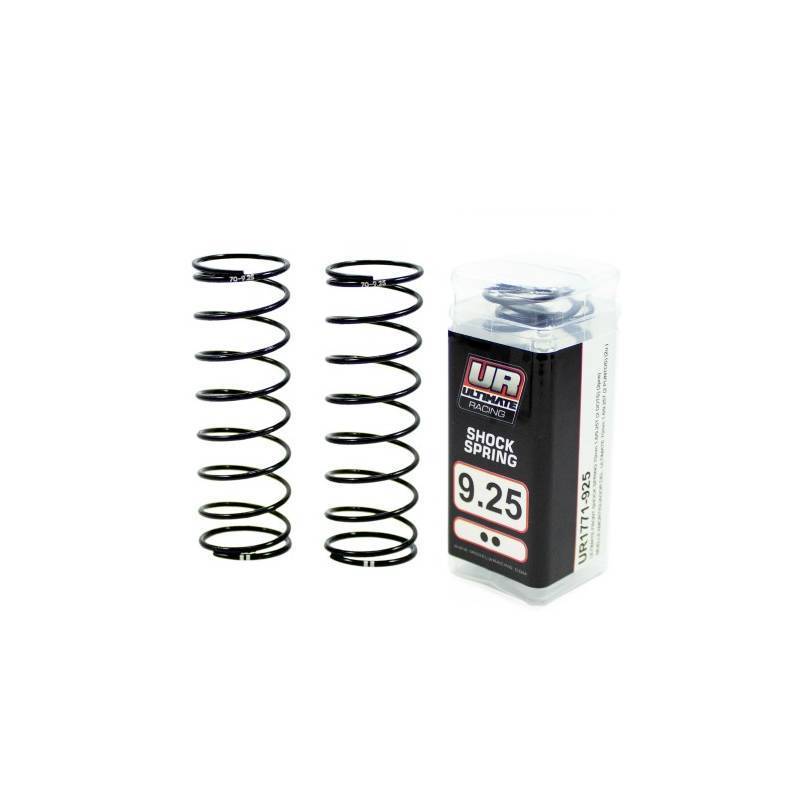 Ultimate racing Muelle amortiguador del 70mm 1.6/9.25t - ur1771-925 