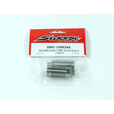 Front Shock Body SMC +5.0 mm BBS (2 pcs) - SWC330634S