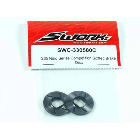 Competition Slotted Brake Disc (2 pcs) - SWC330580C