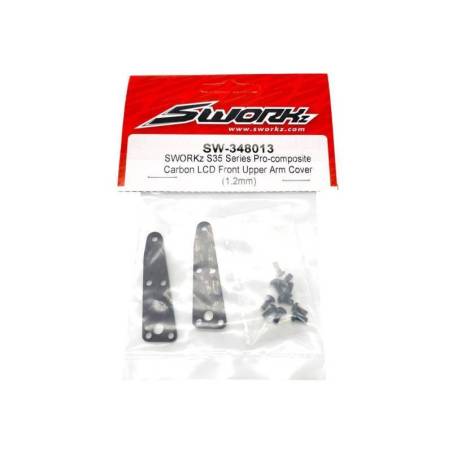 Cubierta trapecios delanteros carbono SWORKz LCD 1.2 mm (2) - SW348013