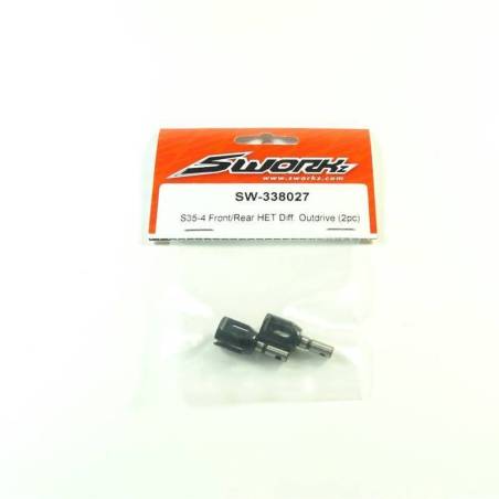 SWORKz HET Front/Rear Differential Cups (2) - SW338027