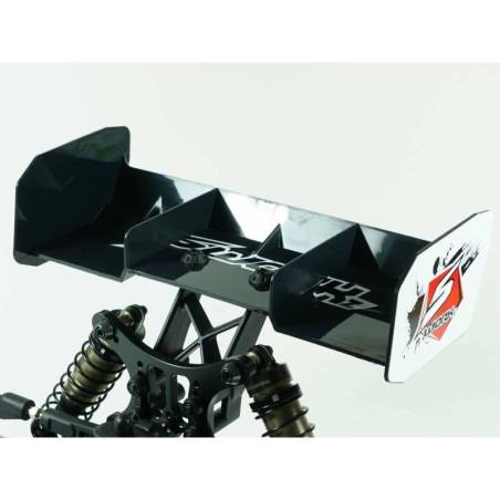 Alerón trasero Pro Race 1/8 blanco sin agujeros - SW228022AWH