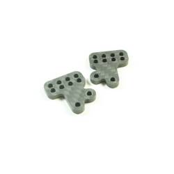 Placa mangueta trasera carbono (2 u) - SW340016