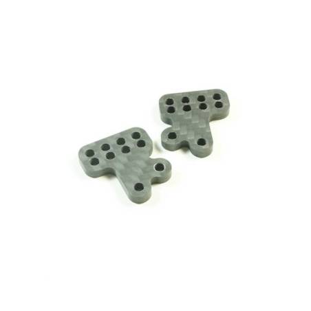 Placa mangueta trasera carbono (2 u) - SW340016