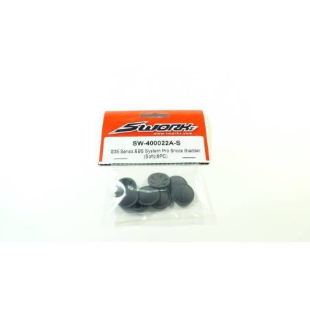 Membranas amortiguador Pro BBS blandas (8 u) - SW400022AS