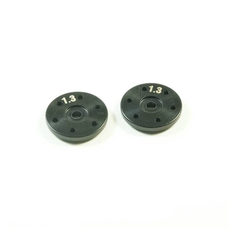 Pistón amortiguador BBS 1.3x6 agujeros negro (2 u) - SW330562A
