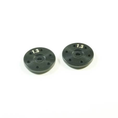 Pistón amortiguador BBS 1.3x6 agujeros negro (2 u) - SW330562A