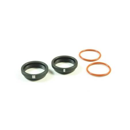 SWORKz tuerca de ajuste muelle amortiguador BBS negra (2 pcs) - SW330560B