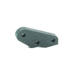 Placa mangueta dirección carbono izquierda/derecha (1 u) - SW348005
