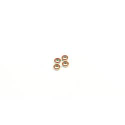 Rodamiento goma roja 6x10x3 (4 u) - SW116004R
