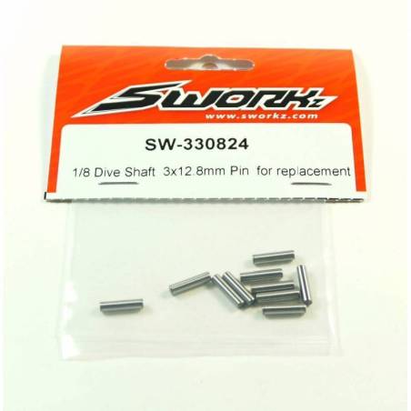 Replacement Drive Shaft Pin 3x12.8 mm (10 pcs) - SW330824