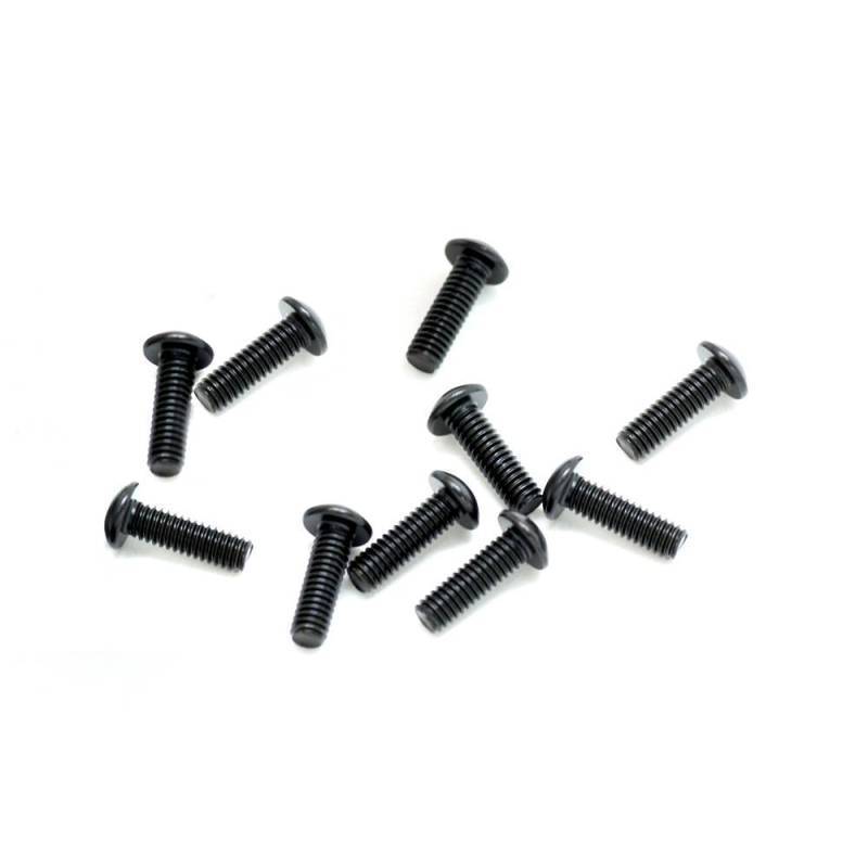 Tornillo cabeza ovalada OH/ST M2.5x8 mm (10 u) - SW106013