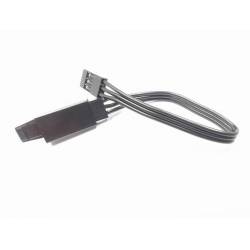 Extensión Futaba seguridad Xtr Racing negro