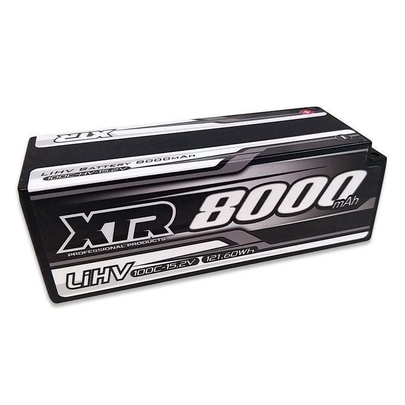 Batería LiPo Xtr Racing 8000 mAh 15.2 HV 5 mm 100C