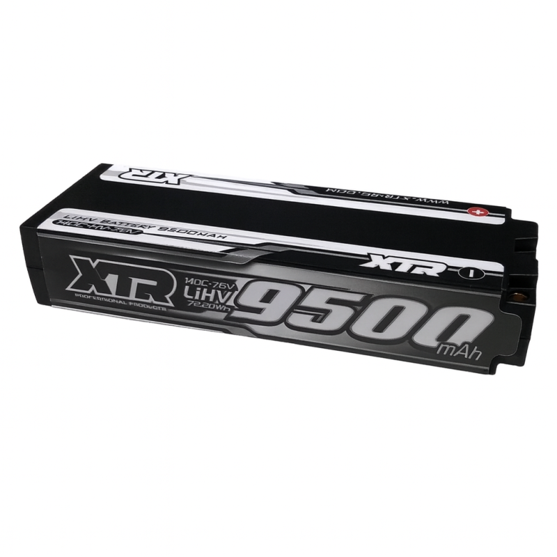 Batería LiPo Xtr Racing 9500 mAh 7.6 HV 5 mm 140C Pro EFRA