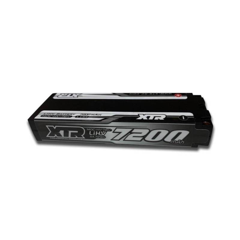 Batería LiPo Xtr Racing 7200 mAh 7.6 HV 5 mm 140C LCG