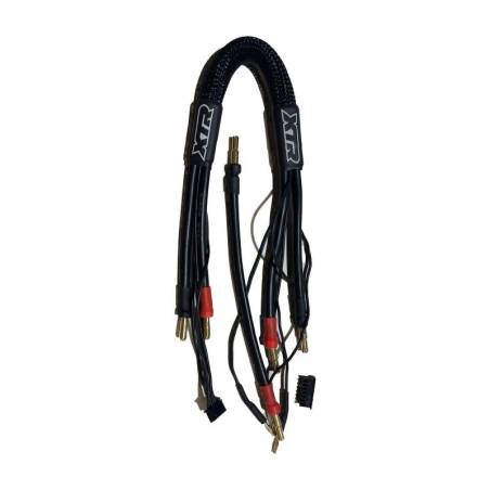 Cable carga Xtr Racing 2 LiPo 2S*2 30 cm