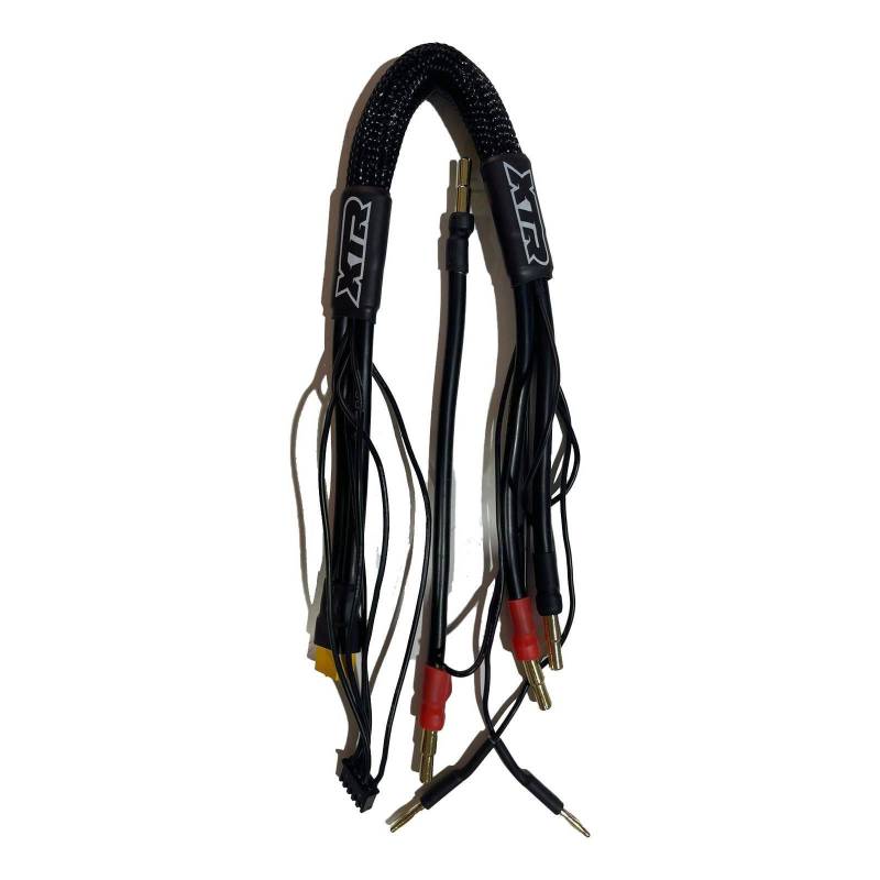 Cable carga 2 LiPo XT60 2S*2 Xtr Racing 30 cm