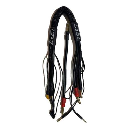 Cable carga 2 LiPo XT60 2S*2 Xtr Racing 30 cm