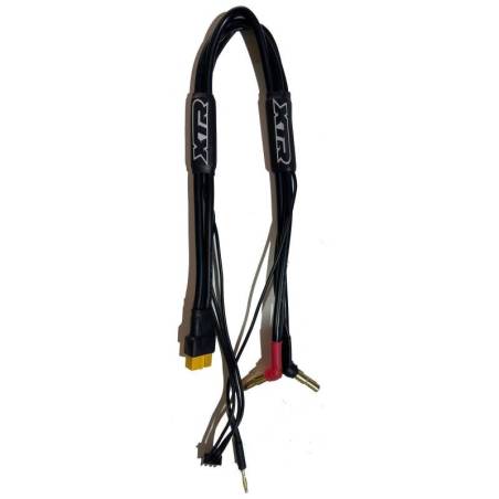 Cable carga LiPo 2S XT60 Xtr Racing 30 cm