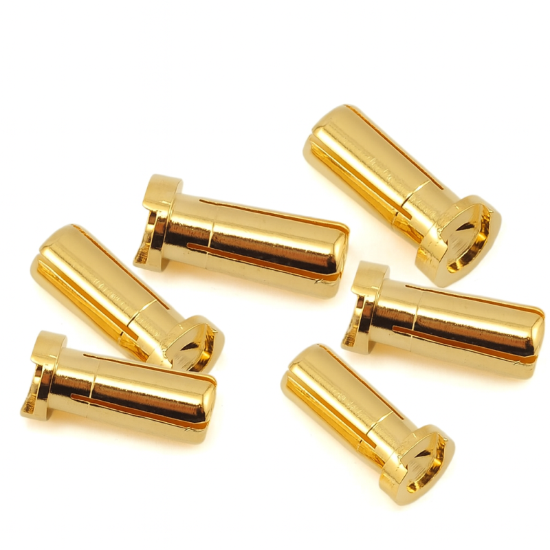 Banana Xtr Racing 5 mm perfil bajo 90° baja resistencia (6 uds)