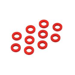 Arandela aluminio Xtr Racing 3x6x1,0 roja (10 uds)