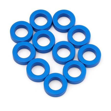 Arandela aluminio Xtr Racing 3x6x1,5 azul (10 uds)