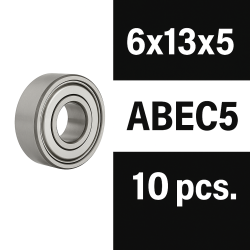 Rodamientos Xtr Racing Zero Friction 6x13x5 ZZ ABEC5 (10 uds)