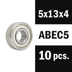 Rodamientos Xtr Racing Zero Friction 5x13x4 ZZ ABEC5 (10 uds)