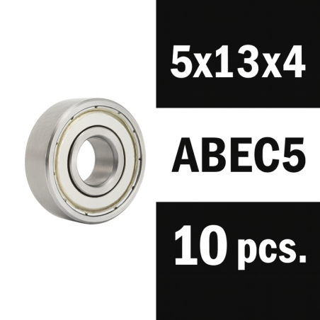 Rodamientos Xtr Racing Zero Friction 5x13x4 ZZ ABEC5 (10 uds)