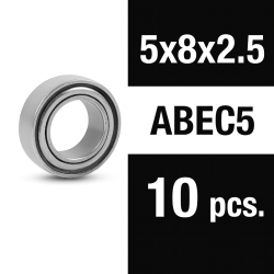 Rodamientos Xtr Racing Zero Friction 5x8x2,5 ZZ ABEC5 (10 uds)
