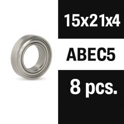 Rodamientos Xtr Racing Zero Friction 15x21x4 ZZ ABEC5 (8 uds)