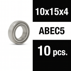 Rodamientos Xtr Racing Zero Friction 10x15x4 ZZ ABEC5 (10 uds)