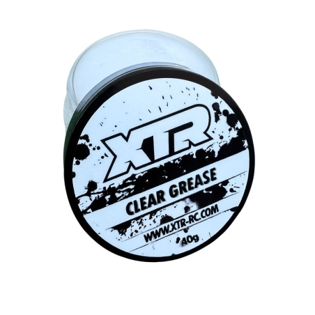 Grasa transparente Xtr Racing 40 g (vástago amortiguador y O-rings)